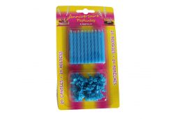 20 bougies bleues