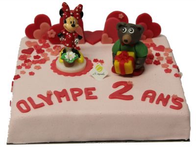 Minnie & Petit ours brun